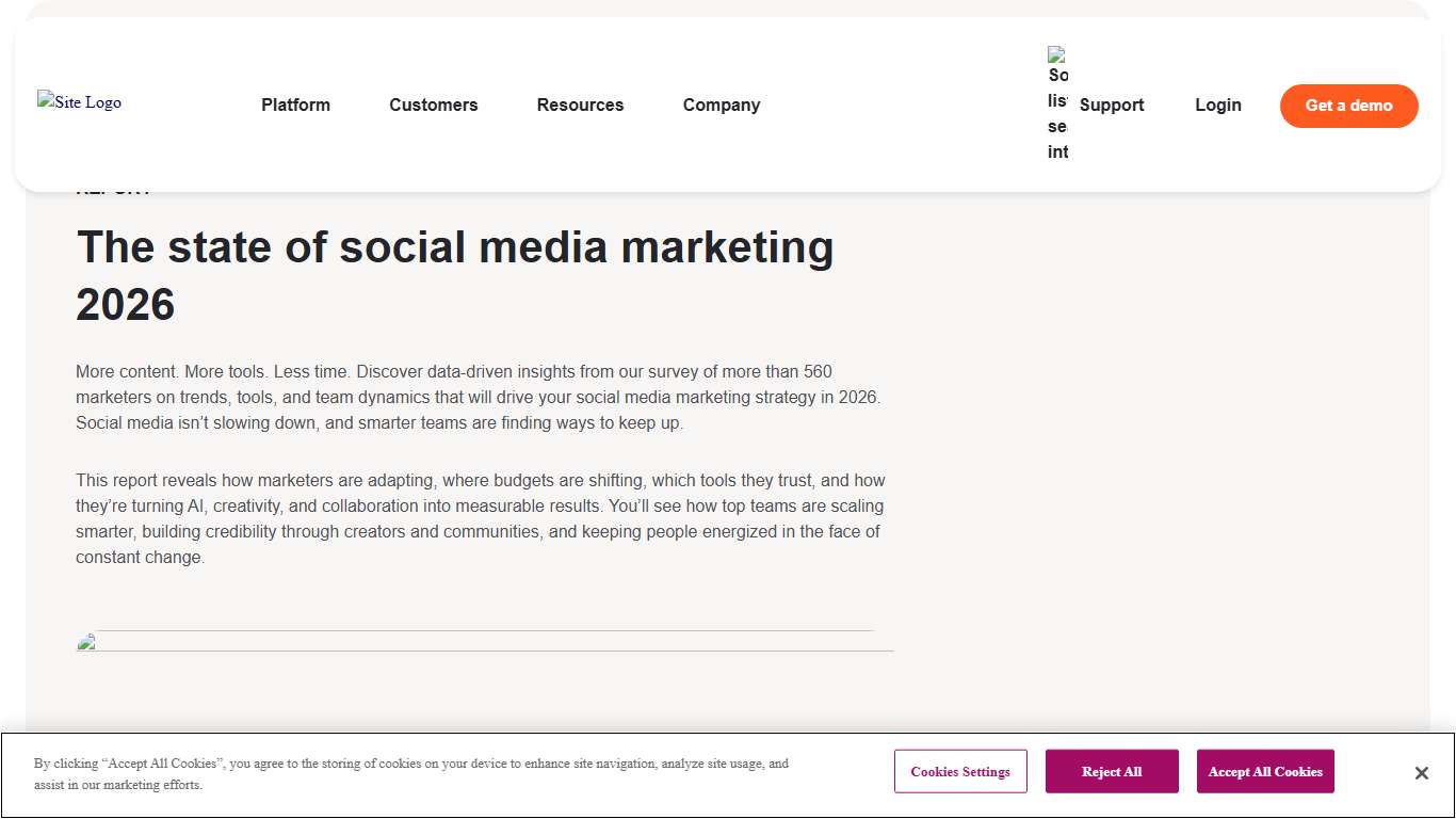 The State of Social Media Marketing 2026 Report Emplifi
